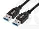 CLUB3D CAC-1409 USB-kabel USB 3.2 Gen 2 (3.1 Gen 2) 0,5 m USB A 10 Gbit/sek. 15 W Sort