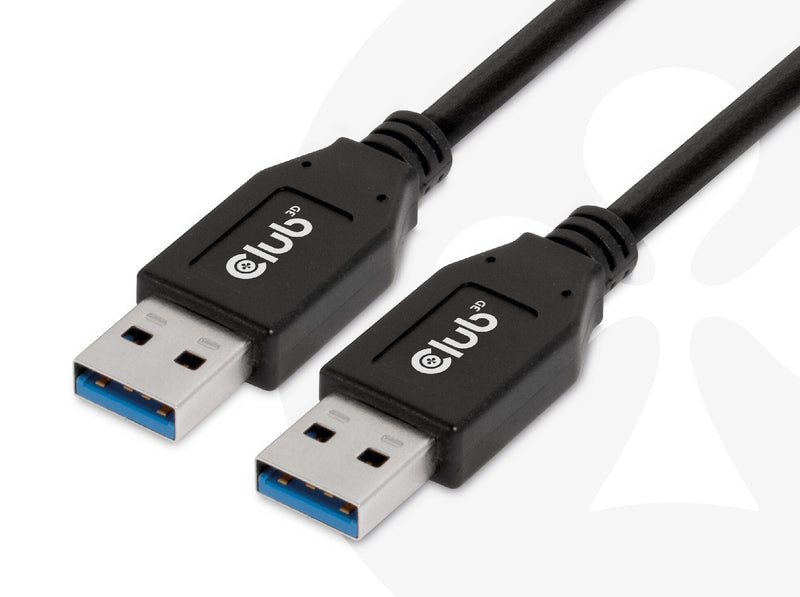 CLUB3D CAC-1409 USB-kabel USB 3.2 Gen 2 (3.1 Gen 2) 0,5 m USB A 10 Gbit/sek. 15 W Sort