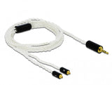 DeLOCK 85848 lydkabel 1,2 m 2.5mm 2x MMCX Hvid