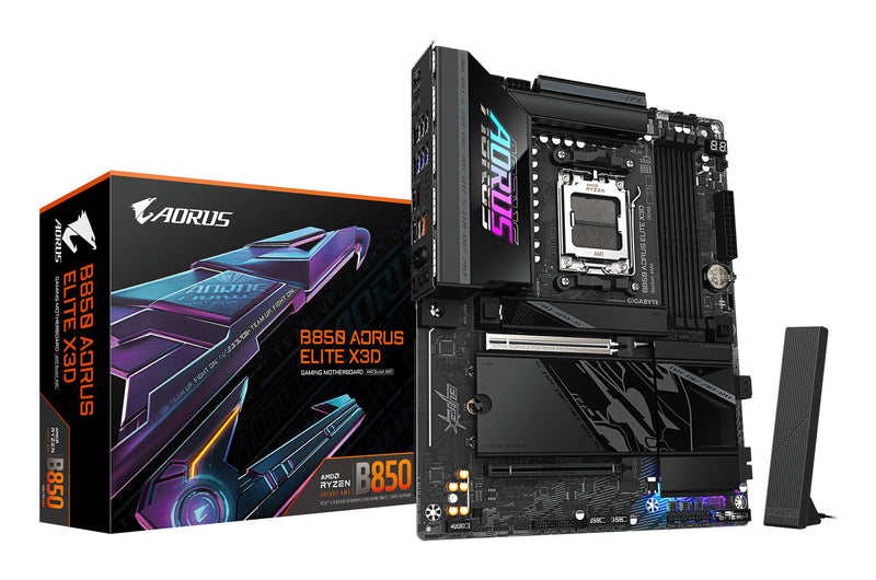 GIGABYTE B850 AORUS ELITE X3D AMD B850 Sokkel AM5 ATX