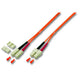 EFB Elektronik SC/SC 50/125µ 3m InfiniBand og fiberoptisk kabel Beige, Sort, Orange, Rød