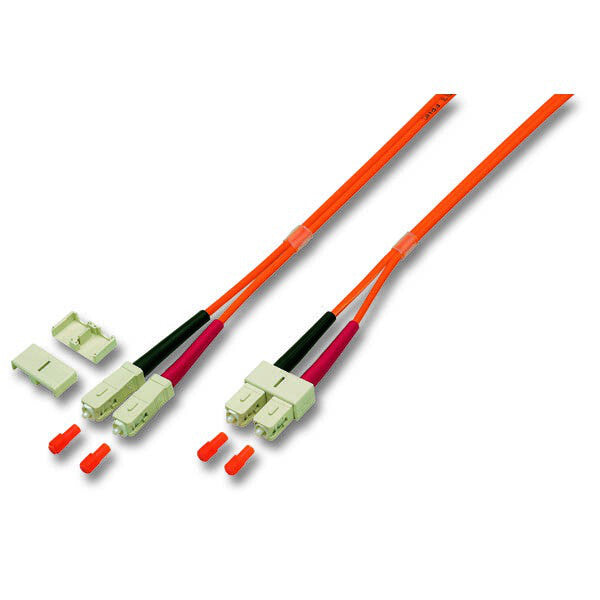 EFB Elektronik SC/SC 50/125µ 3m InfiniBand og fiberoptisk kabel Beige, Sort, Orange, Rød
