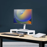 StarTech.com 1MFSW-MONITOR-RISER skærmbeslag og -stativer Skrivebord Sølv