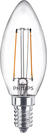 Philips Filament kertepære, klar 25 W B35 E14
