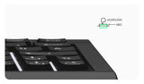 KeySonic KSK-3010ELC (DE) tastatur Hjem USB QWERTZ Tysk Sort
