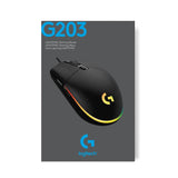 Logitech G 910-005797 mus Spil Højre hånd USB Type-A 8000 dpi