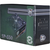 Inter-Tech HIPOWER SP-650 enhed til strømforsyning 650 W 20+4 pin ATX ATX Sort