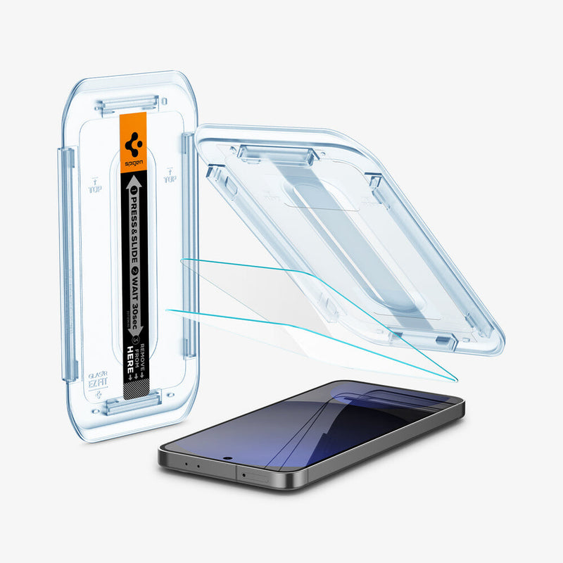 Spigen GLAS.tR EZ Fit Klar skærmbeskytter Samsung 1 stk
