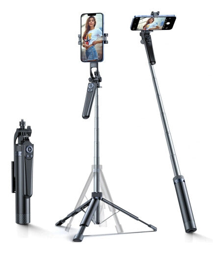 Wozinsky 5907769384554 selfiestang Smartphone Sort
