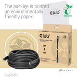 CLUB3D CAC-2580 USB-kabel 15 m USB C 10 Gbit/sek. 60 W Sort