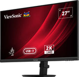 Viewsonic VG Series VG2709-2K-MHDU-2 computerskærm 68,6 cm (27") 2560 x 1440 pixel Quad HD LED Sort