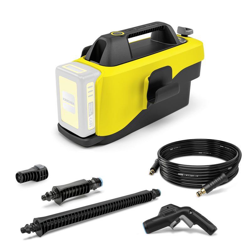 Kärcher OC 6-18 højtryksrenser Stående Batteri 200 l/t Sort, Grå, Gul