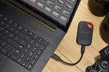 SanDisk Extreme Portable SSD (V3) 2 TB USB Type-C USB 3.2 Gen 2x2 Rød, Blå