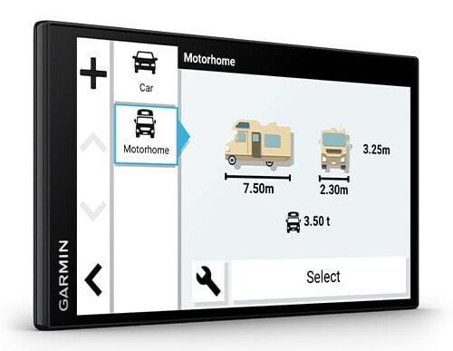 Garmin Camper 795 navigator Håndholdt / Fastsat 17,6 cm (6.95") TFT Berøringsskærm 239,6 g Sort