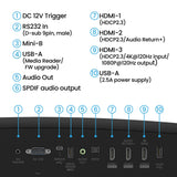 BenQ W2720i Standard-kast projektor 2500 ANSI lumens DLP UHD 4K (3840x2160) 3D Sort
