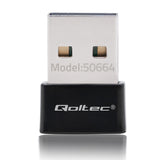 Qoltec 50664 WLAN adgangspunkt 650 Mbit/s Sort