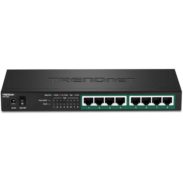 Trendnet TPE-TG83 netværksswitch Ikke administreret Gigabit Ethernet (10/100/1000) Strøm over Ethernet (PoE) Sort