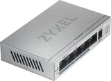 Zyxel GS1005HP Ikke administreret Gigabit Ethernet (10/100/1000) Strøm over Ethernet (PoE) Sølv