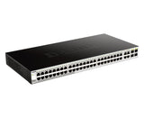 D-Link DGS-1210-52 Administreret L2 Gigabit Ethernet (10/100/1000) 1U Sort