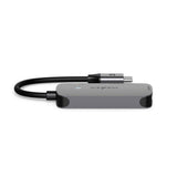 Nedis CCGB64230GY01 interface hub USB 3.2 Gen 1 (3.1 Gen 1) Type-C 5000 Mbit/s Grå