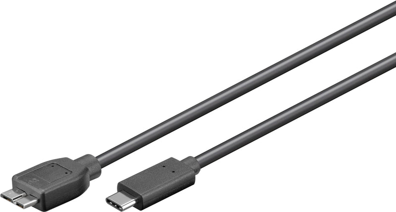 Goobay 67995 USB-kabel USB 2.0 0,6 m Micro-USB B USB C 5 Gbit/sek. Grå