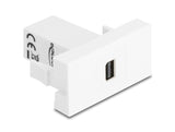 DeLOCK 90842 stikkontakt Mini DisplayPort Hvid