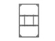 Multibrackets 1424 kabinet til skiltedisplay