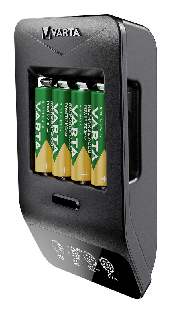 Varta LCD SMART CHARGER+ batterioplader Husholdningsbatteri Vekselstrøm