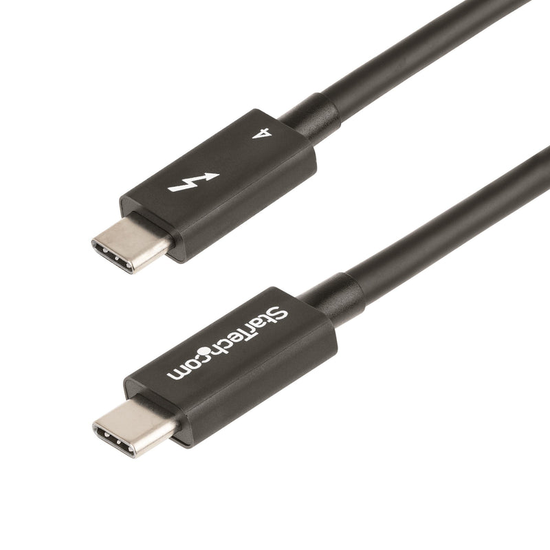 StarTech.com TBLT4MM1M Thunderbolt kabel 1 m 40 Gbit/sek. Sort