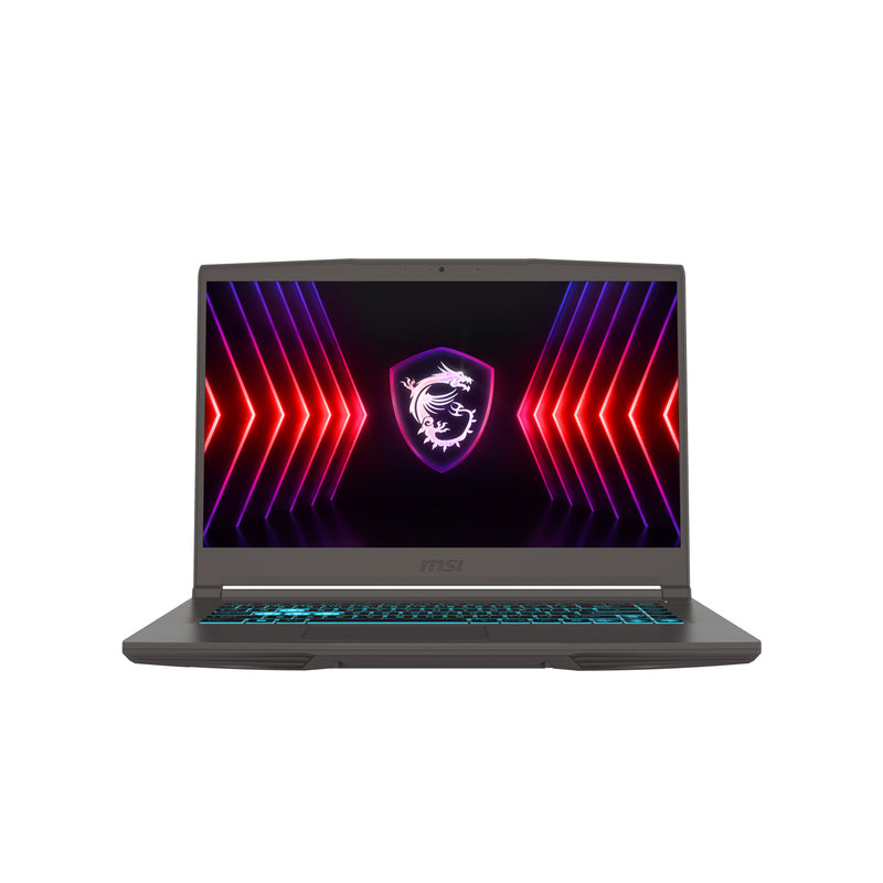 MSI Thin 15 B13UC-3073 Intel® Core™ i5 i5-13420H Laptop 39,6 cm (15.6") Fuld HD 16 GB DDR4-SDRAM 512 GB SSD NVIDIA GeForce RTX 3050 Wi-Fi 6E (802.11ax) Grå