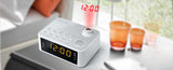 Muse M-178 PW Ur Digital Sølv, Hvid