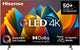 Hisense His 75E77NQ ( cm ( Zoll)) 190,5 cm (75") 4K Ultra HD Smart TV Wi-Fi Sort 350 cd/m²