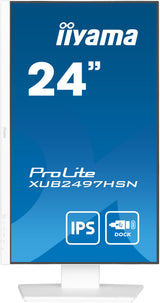 iiyama ProLite XUB2497HSN-W2 computerskærm 60,5 cm (23.8") 1920 x 1080 pixel Fuld HD LED Hvid