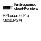 HP Original 201A LaserJet-tonerpatron, sort