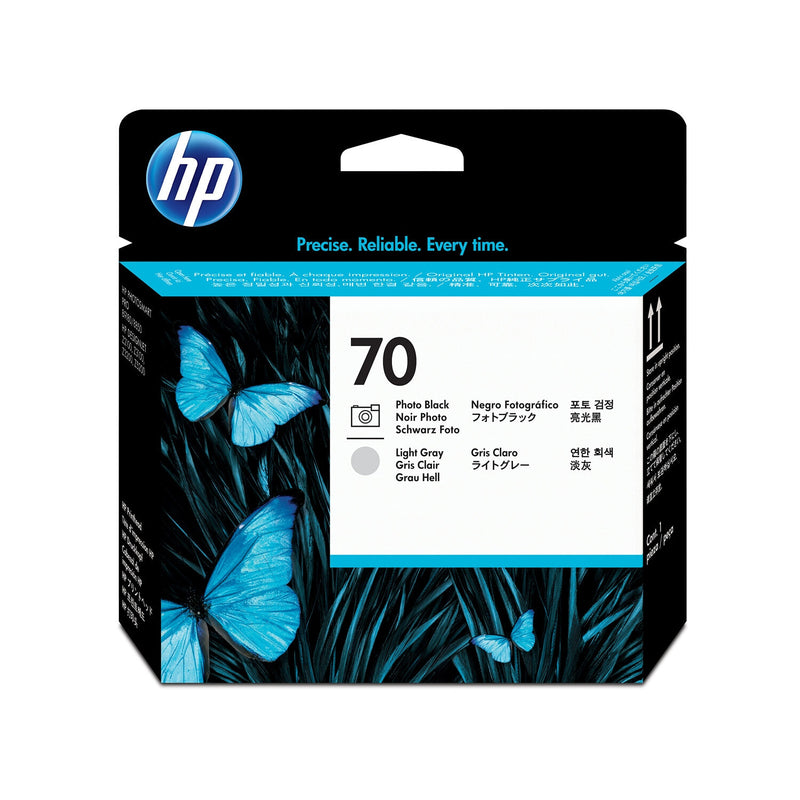 HP 70 DesignJet-skrivehoved, fotosort/lys grå