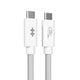 HYPER HyperDrive Next USB-kabel USB4 Gen 3x2 1,2 m USB C 40 Gbit/sek. 240 W Hvid