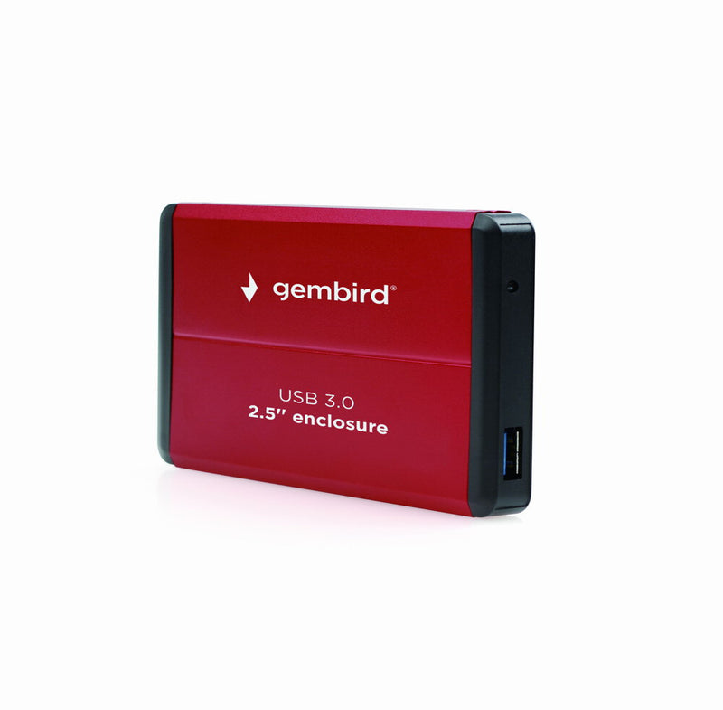 Gembird EE2-U3S-2-R drevkabinet HDD kabinet Rød 2.5"