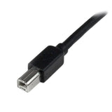 StarTech.com USB2HAB65AC USB-kabel USB 2.0 20 m USB A USB B 0,48 Gbit/sek. Sort