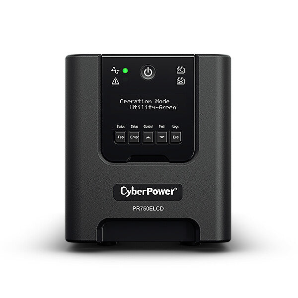 CyberPower PR750ELCDGR UPS-enhed Interaktivt indgangsstik 0,75 kVA 675 W 4 AC stikkontakt(er)