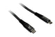 Inter-Tech 88885672 USB-kabel USB 3.2 Gen 2x2 3 m USB C 20 Gbit/sek. 240 W Sort