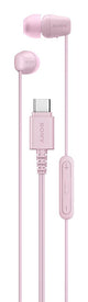 Sony IER-EX15C Headset Ledningsført I ørerne Opkald/musik USB Type-C Lyserød