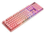 Deltaco Gaming PK75 RGB-tastatur, 105 taster, tysk layout, membrankontakt, USB