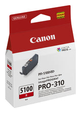 Canon PFI-5100 R blækpatron 1 stk Original Rød
