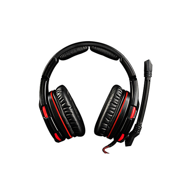 Modecom VOLCANO GHOST Headset Ledningsført Spil Sort, Rød