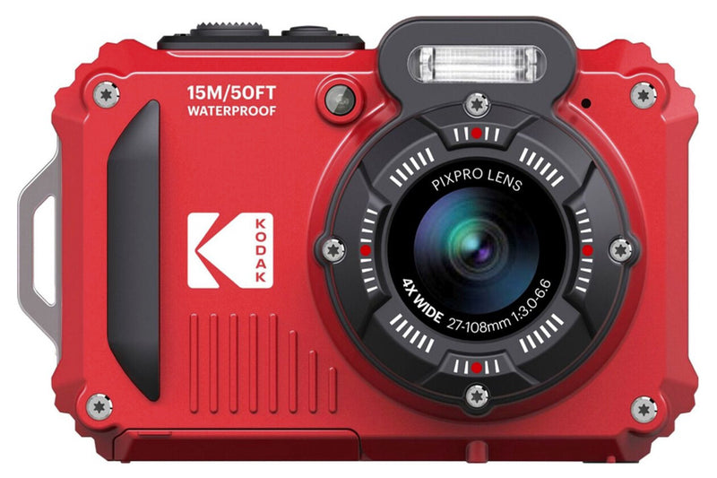Kodak PIXPRO WPZ2 1/2.3" Kompakt kamera 16,76 MP BSI CMOS 4608 x 3456 pixel Rød