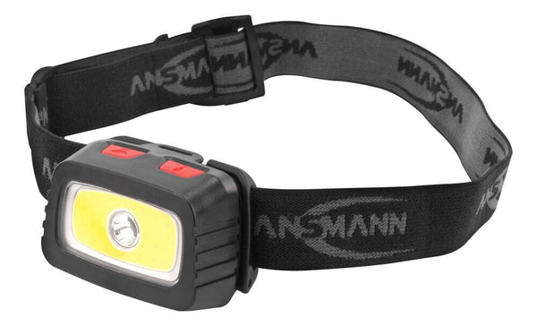 Ansmann HD200B Sort, Grå Hovedbånd lommelygte LED