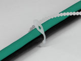 DeLOCK 19507 kabelsamler Perleisoleret kabelbinder Polyamid Sort, Hvid 100 stk