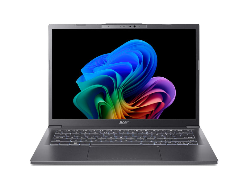 Acer Aspire 14 AI A14-52M-79N4 Intel Core Ultra 7 256V Laptop 35,6 cm (14") WUXGA 16 GB LPDDR5x-SDRAM 1 TB SSD Wi-Fi 6 (802.11ax) Windows 11 Home Grå