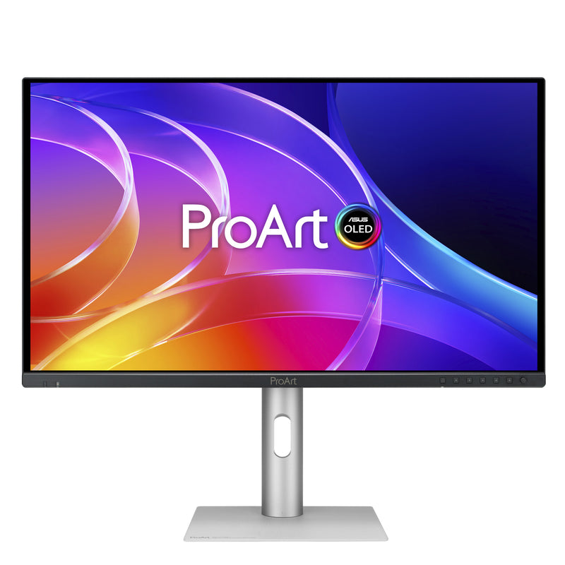 ASUS ProArt OLED PA279CDV computerskærm 67,3 cm (26.5") 3840 x 2160 pixel 4K Ultra HD QD-OLED Sort, Sølv