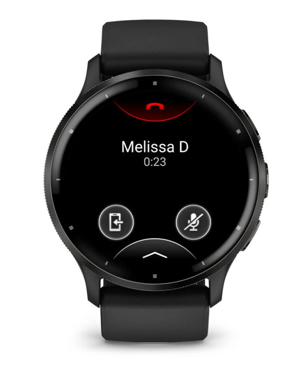 Garmin Venu 3 3,56 cm (1.4") AMOLED 45 mm Digital 454 x 454 pixel Berøringsskærm Sort Wi-Fi GPS (satellit)